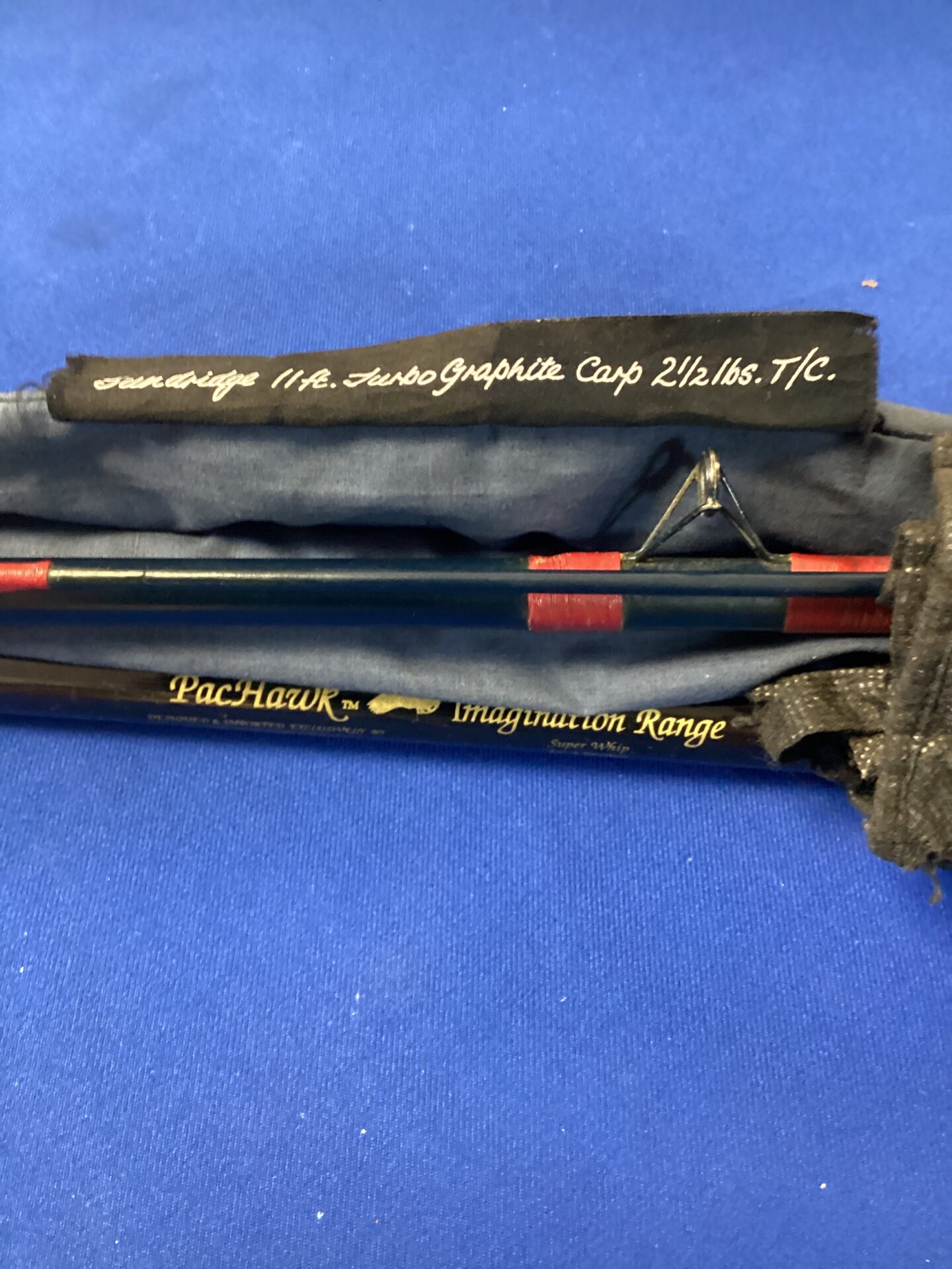 545 bundle of mixed course fishing rods inc sundridge carp rod