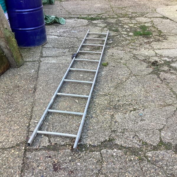 Used aluminium extension ladder for DIY and garden work.