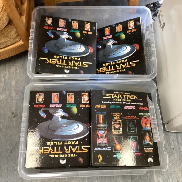 collection of star tek fact file folders