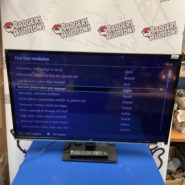 Used JVC 50 inch flatscreen television for home entertainment.