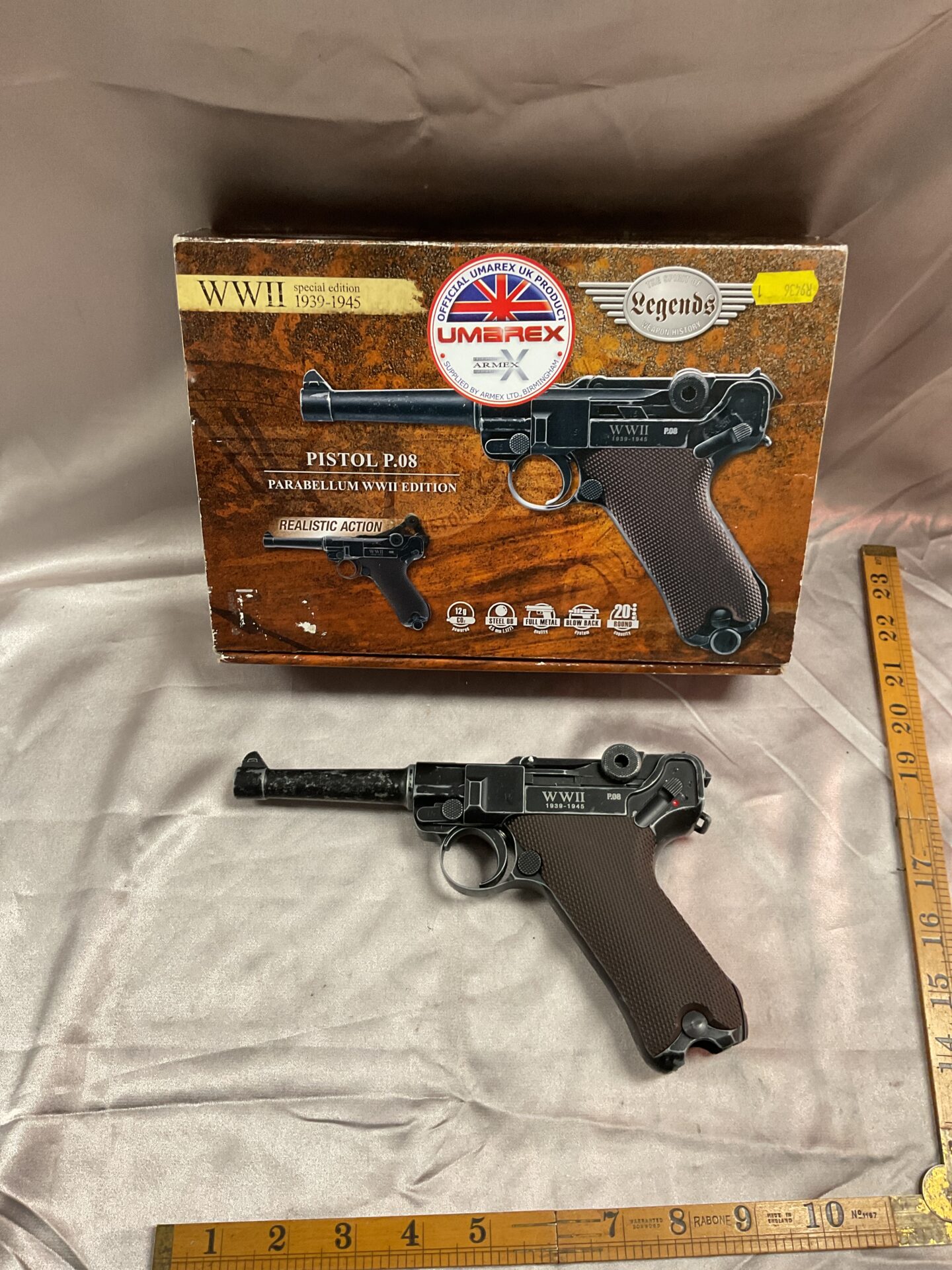 886 Umarex Legends Parabellum W W 2 Edition P.08 Luger Co2 Pistol