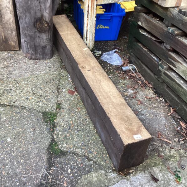 Rustic oak beam for garden or furniture projects.