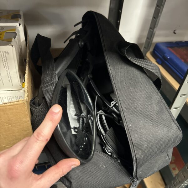 Land Rover caravan towing mirror kit for improved visibility.