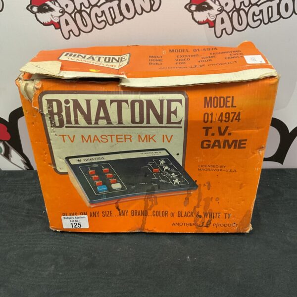 Vintage Binatone TV Master MKIV retro gaming console.