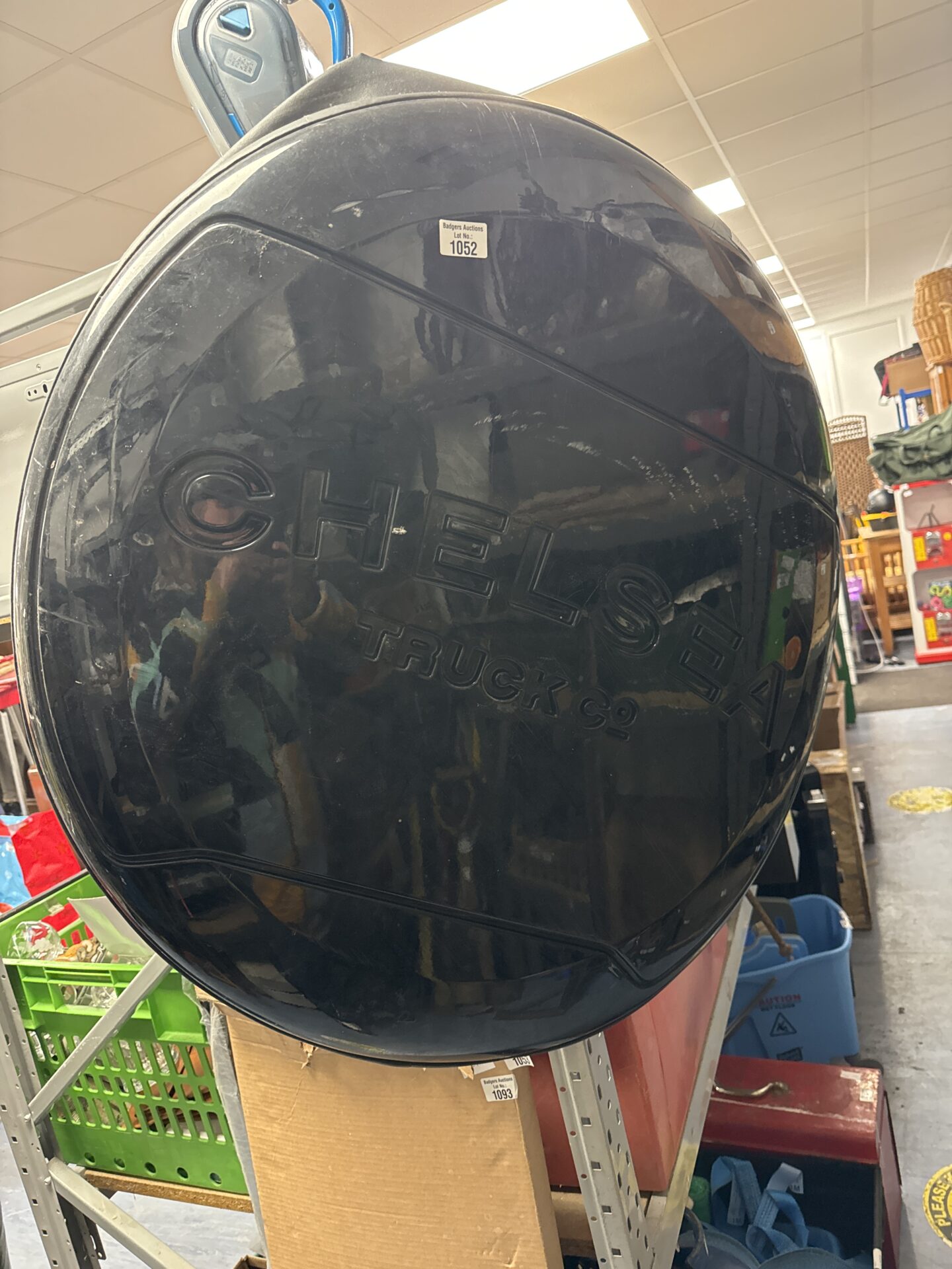 1052 Chelsea truck co 4×4 spare wheel cover (has some scratches on it)