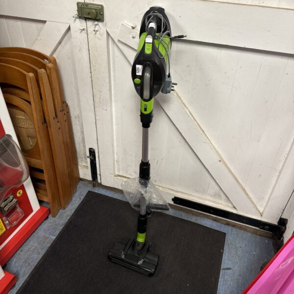 Gtech Pro 2 cordless vacuum cleaner in a home setting.