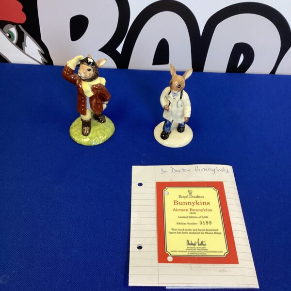 Two Royal Doulton Bunnykins Figurines