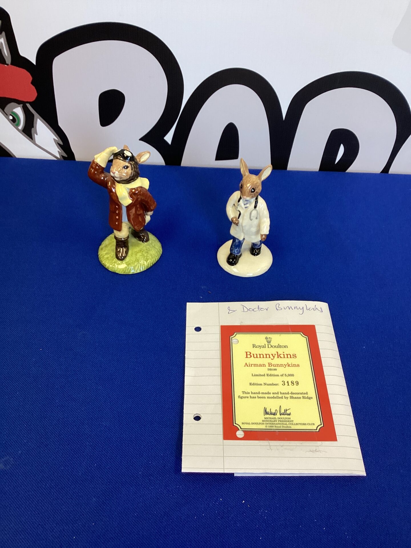 251 Two Royal Doulton Bunnykins Figurines