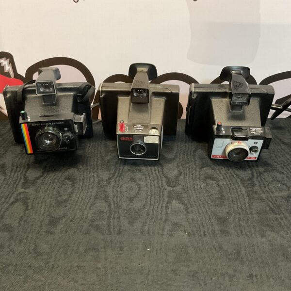 Vintage Polaroid camera, a classic instant film camera for collectors.