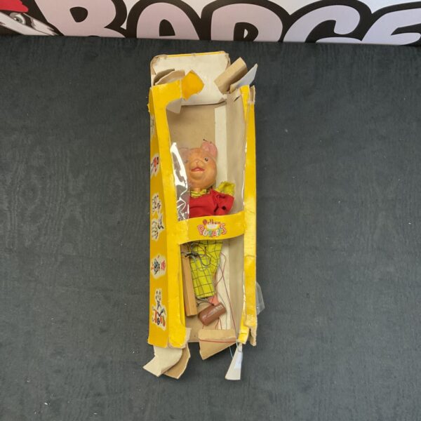 Vintage Pelham Rupert the Bear puppet with original strings.