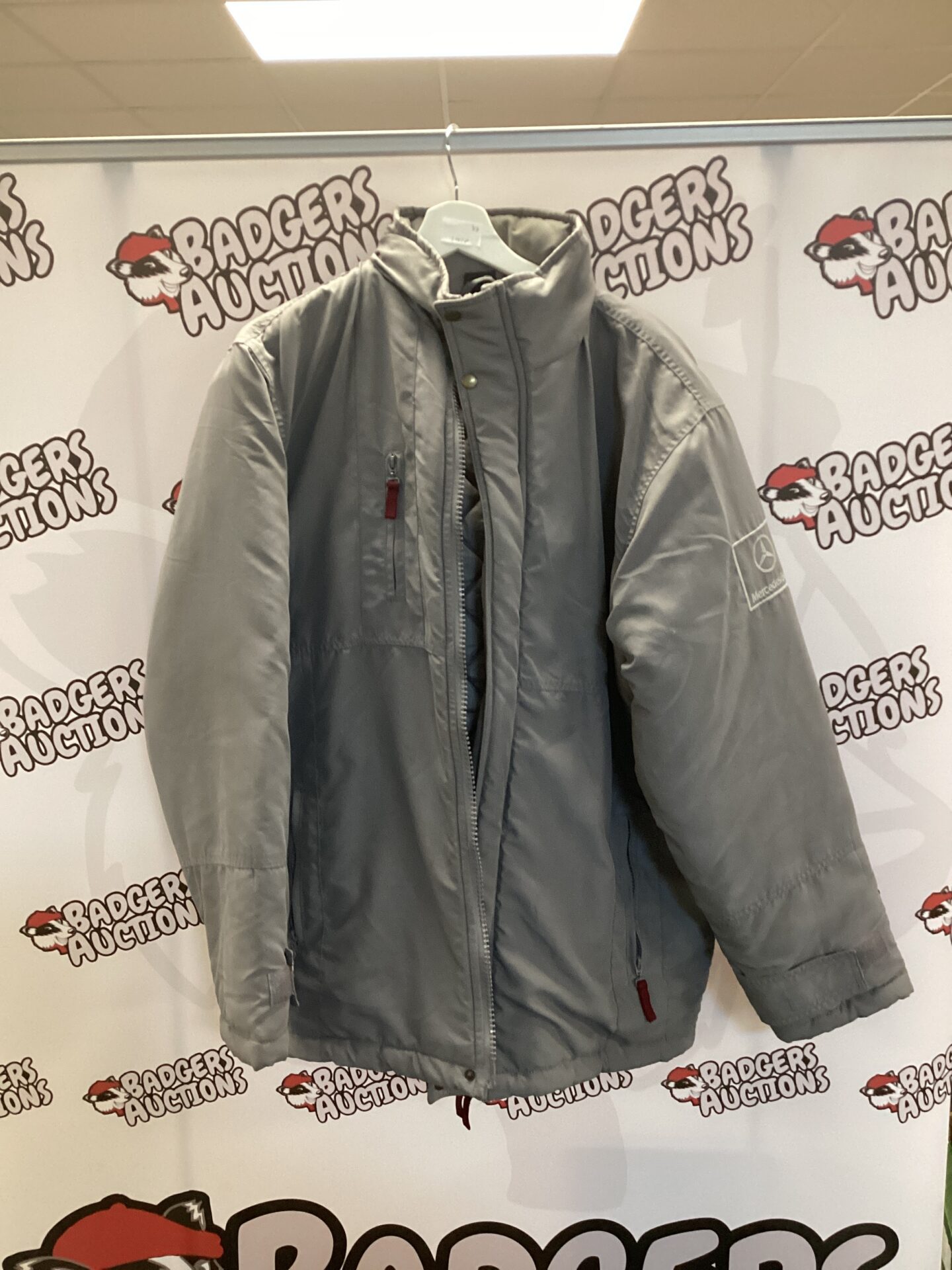 488 Mercedes grey jacket size L