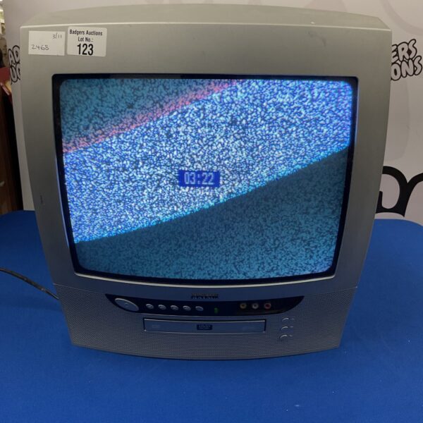 Vintage Matsui CRT television with built-in DVD player