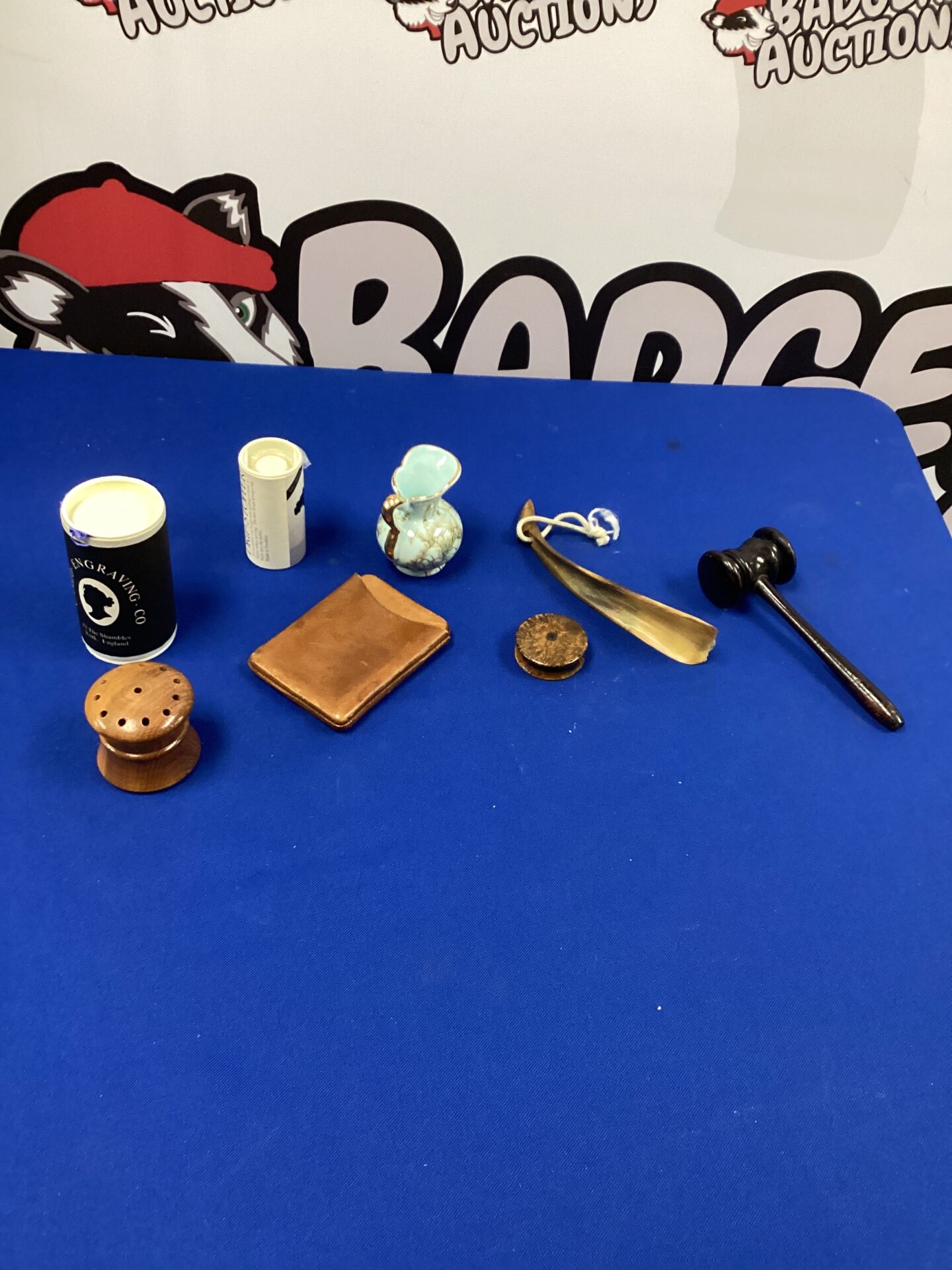 324 Box of mixed items inc gavel