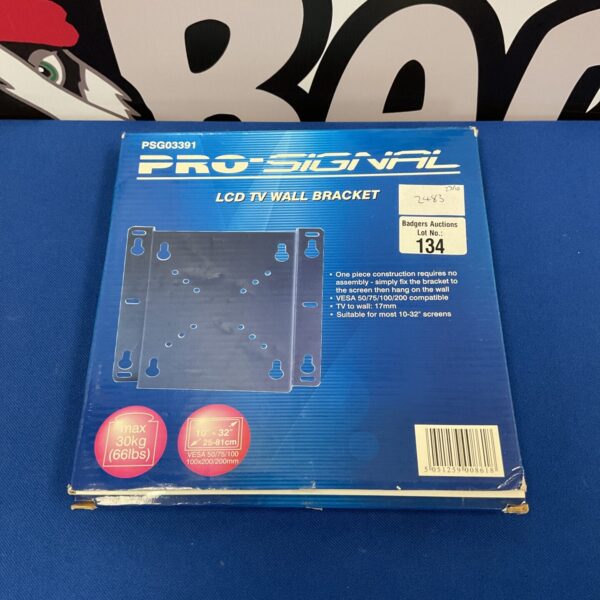 Pro-Signal LCD TV wall bracket for mounting televisions.