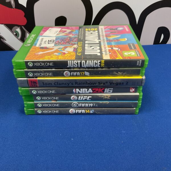 Xbox One and PlayStation 3 games lot for sale.