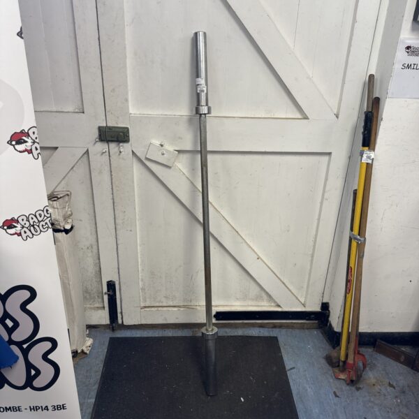 10kg Olympic barbell for weightlifting and gym use.