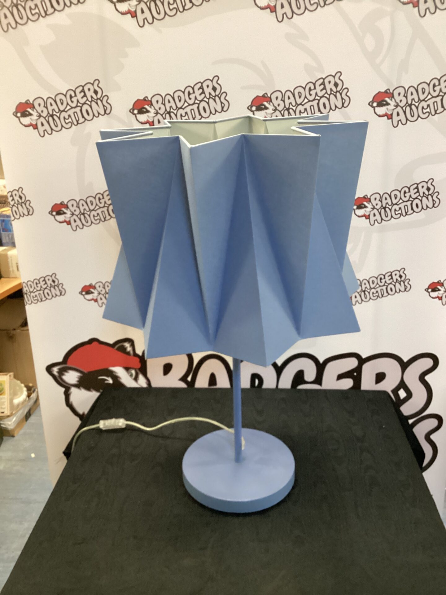 594 Blue modernist style table lamp