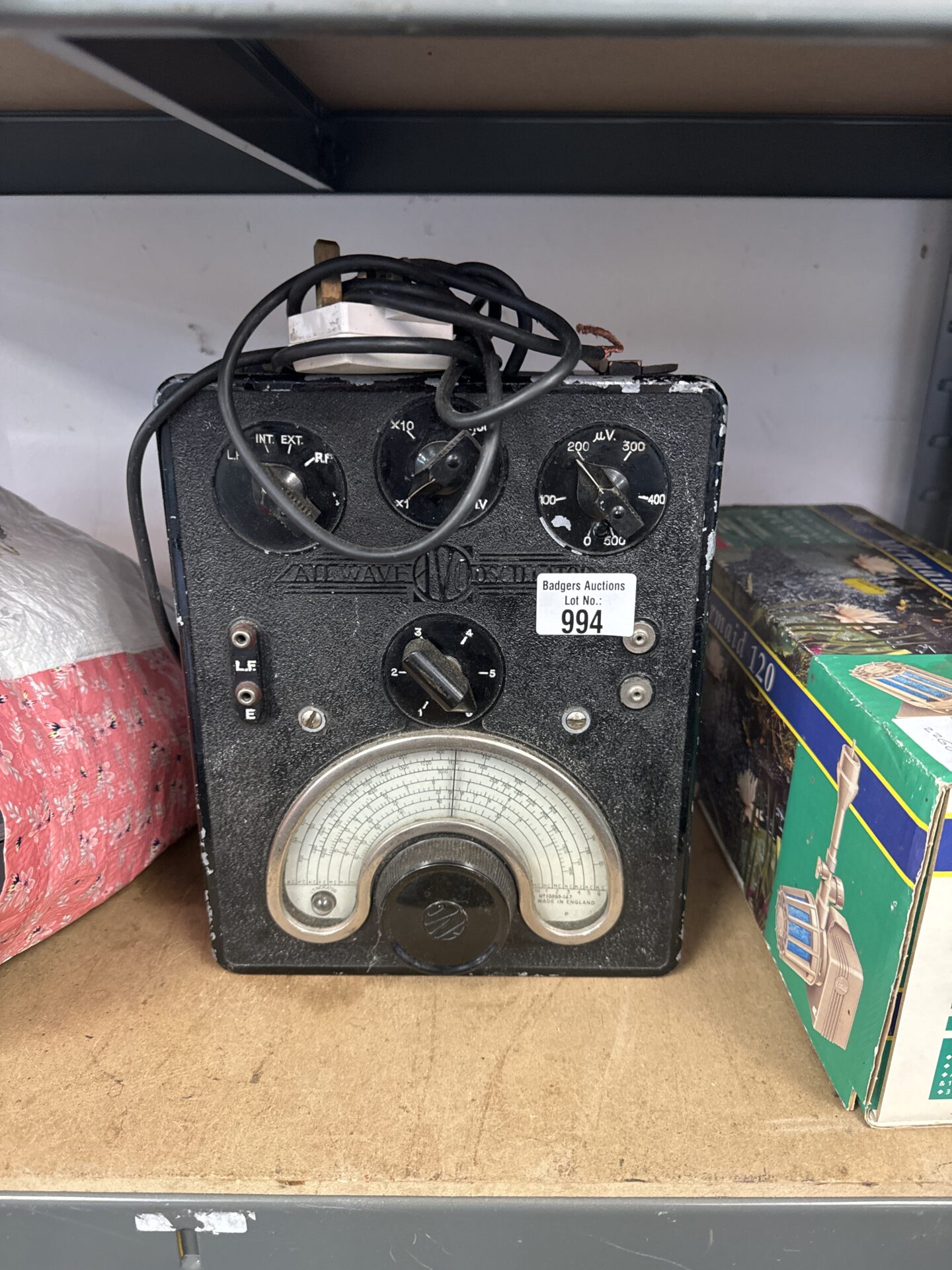 994 Vintage avo all wave oscillator – untested