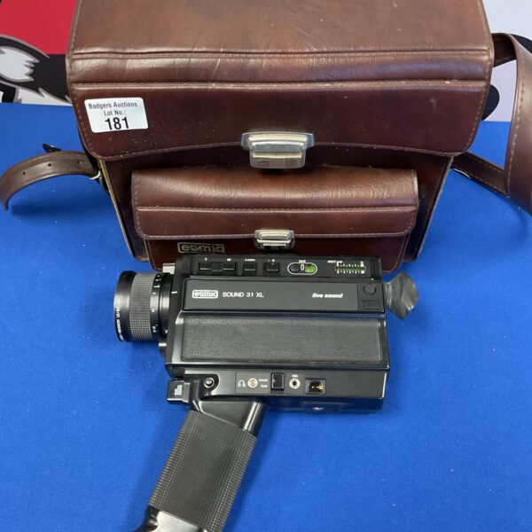 Vintage Eu-mig Sound 31 XL camcorder with hard case.