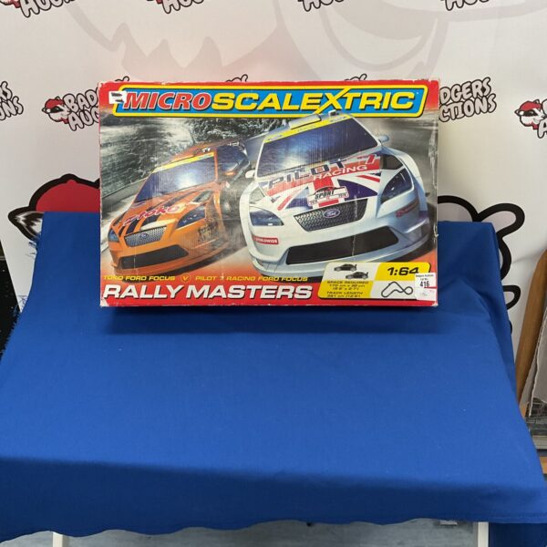 Micro Scalextric Ford Focus Toko and Pilot 7 Racing models
