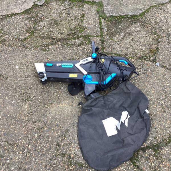 Used Mac Allister 300w lawn vac and blower for garden maintenance.