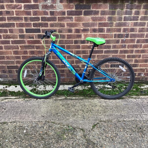 Blue Apollo Interzone mountain bike in used condition.