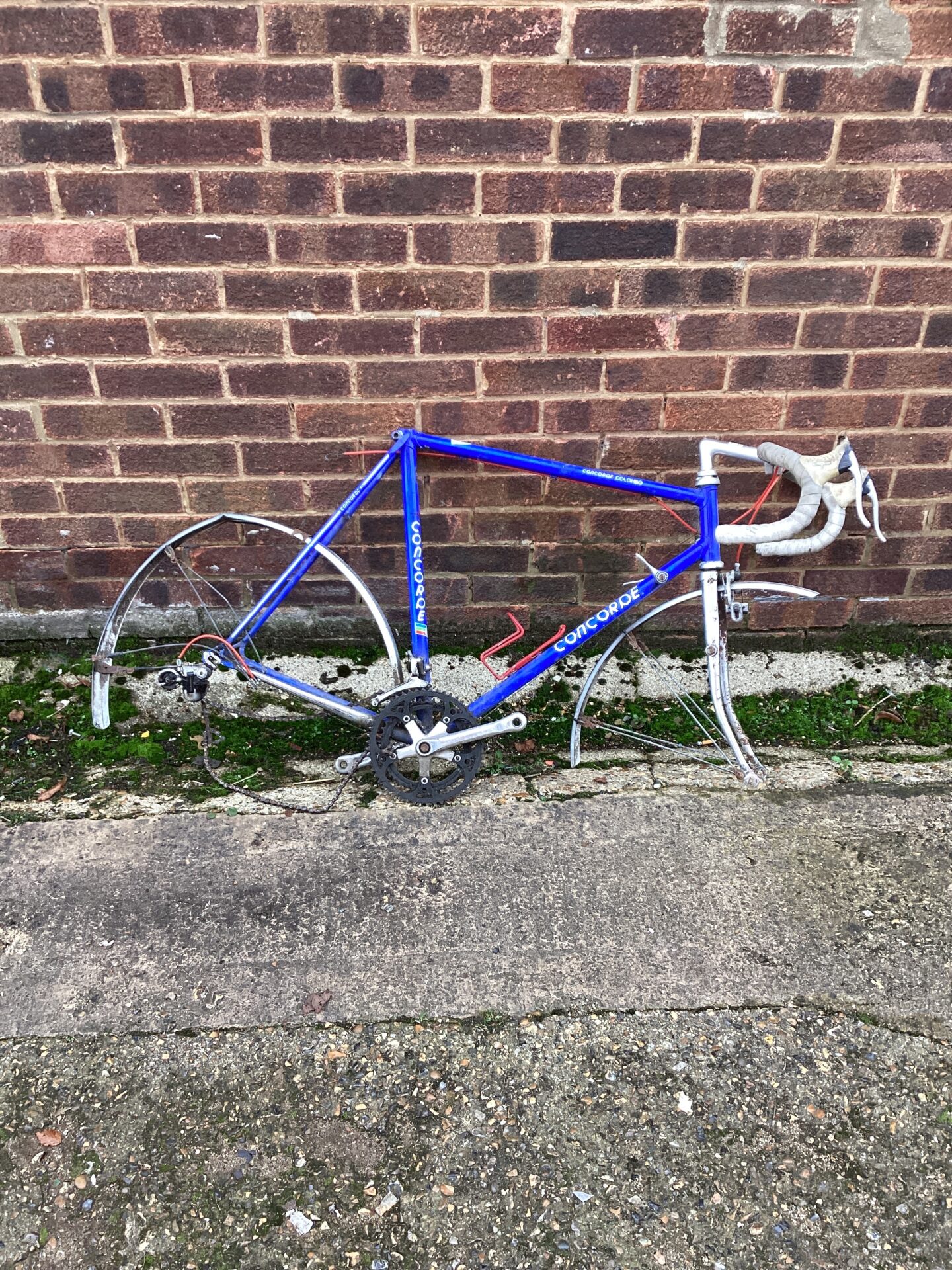 1127 Concorde bike frame for repair