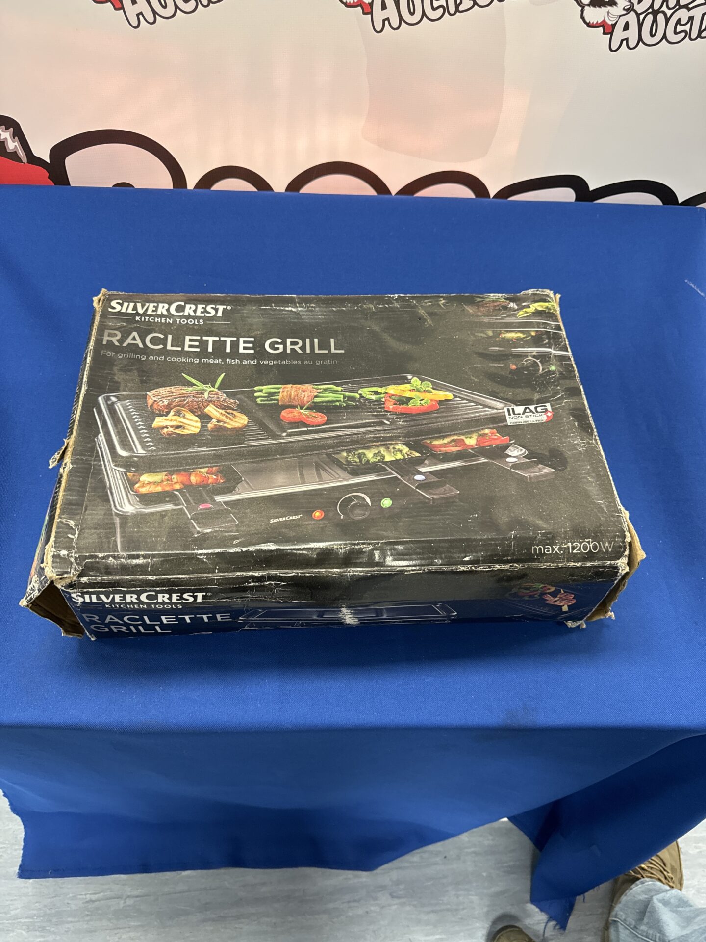 869 Silvercrest raclette grill – appears unused