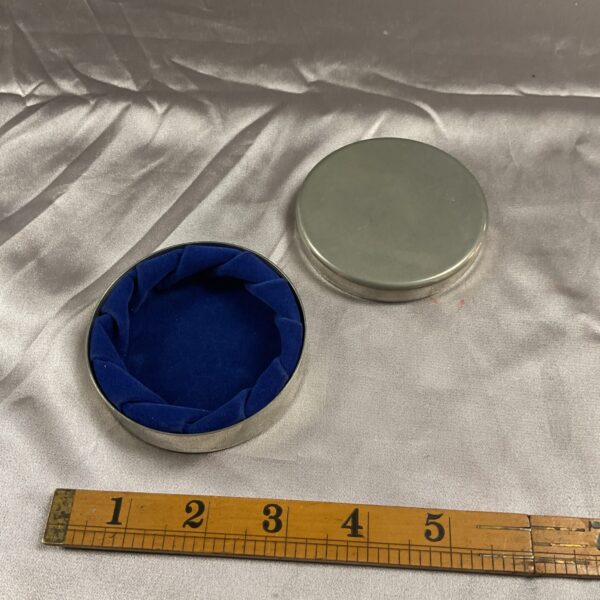 Vintage Tiffany & Co pewter pot with lid.