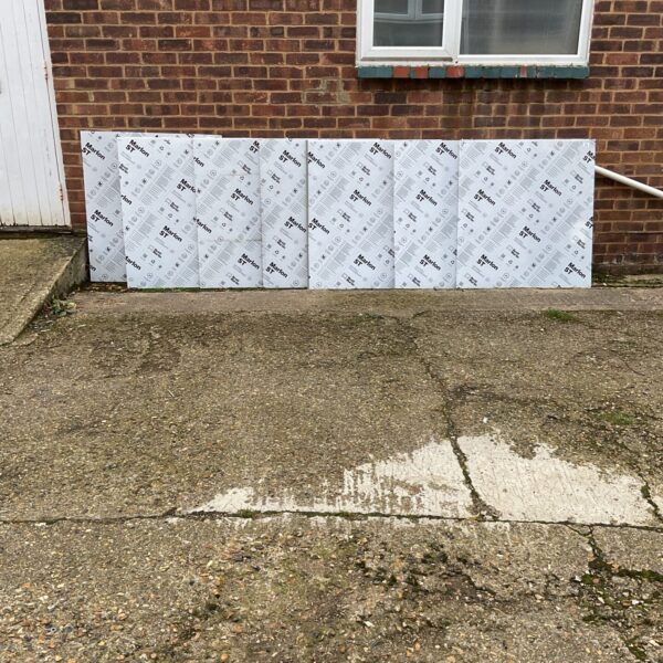 Lot of seven clear perspex sheets for various projects.