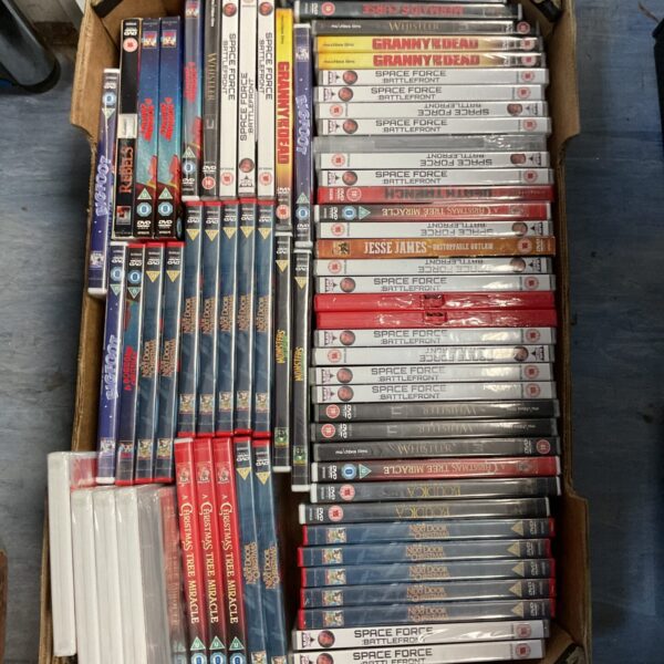 DVD lot including Space Force and Granny of the Dead movies.