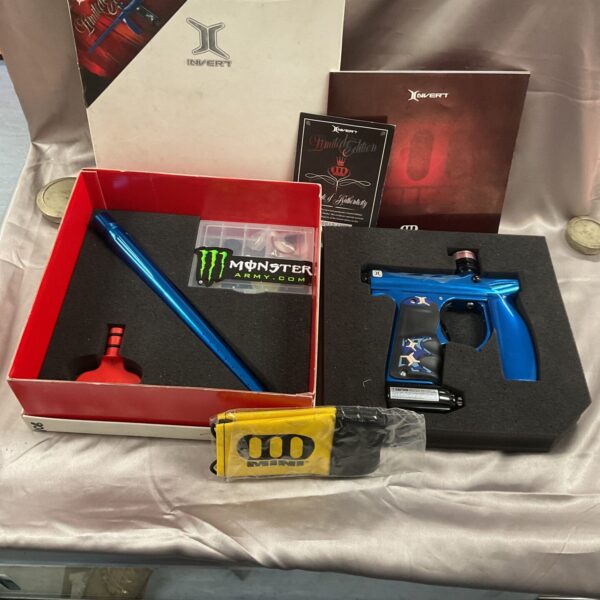 Limited edition Invert Monster Army paintball gun in excellent condition.