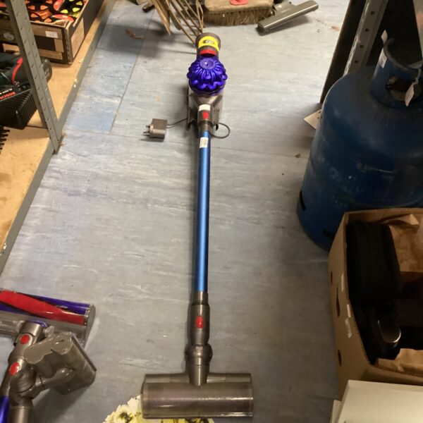 Dyson V8 cordless vacuum cleaner in used condition.
