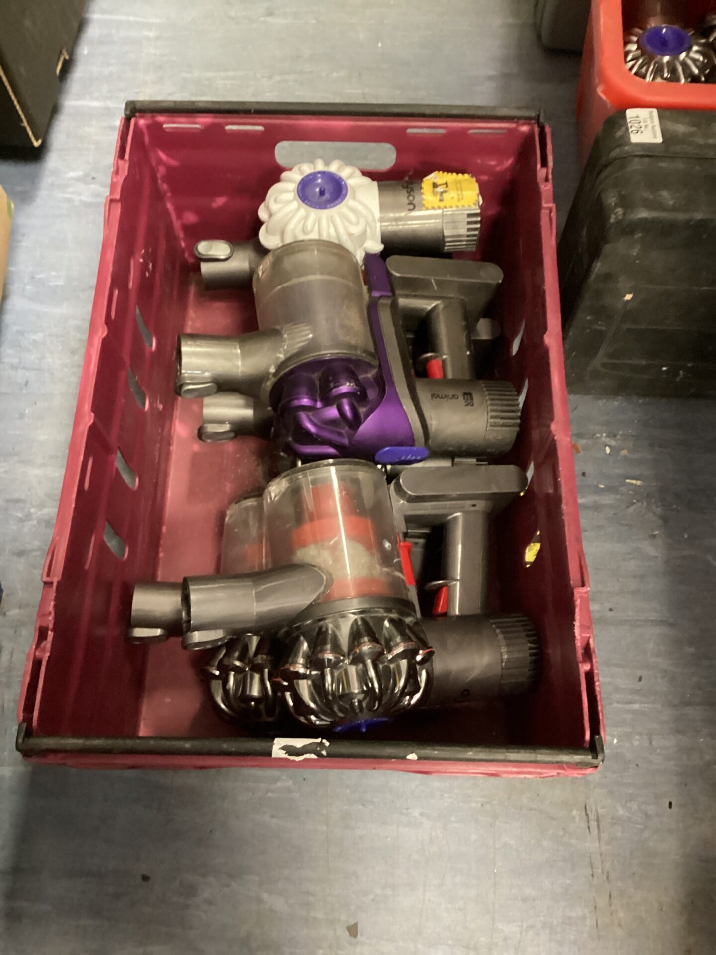 1007 Box of Dyson hand sets sold as seen