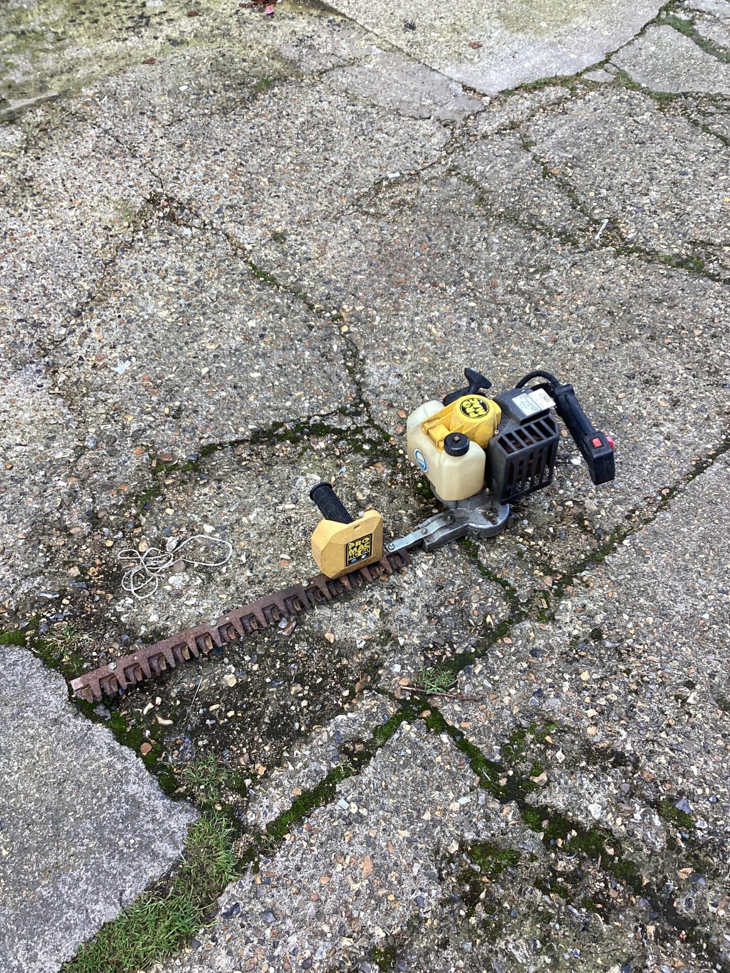 1097 Pro Mac Petrol Hedge Trimmer untested