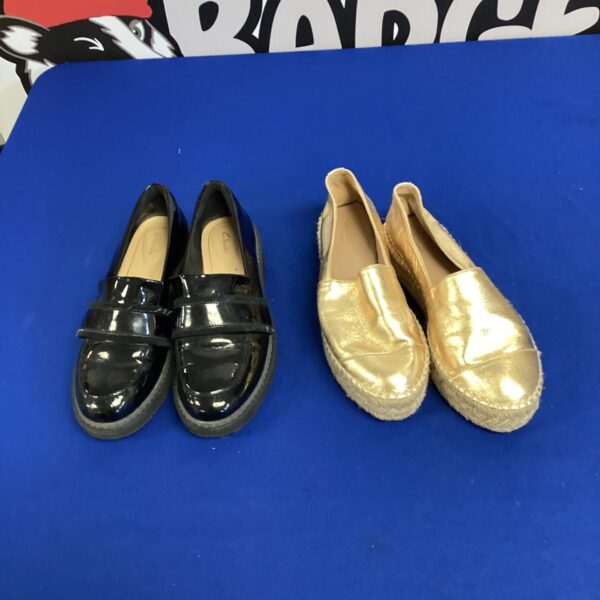 Ladies Clarks and L.K. Bennet shoes size 4, pre-owned footwear.