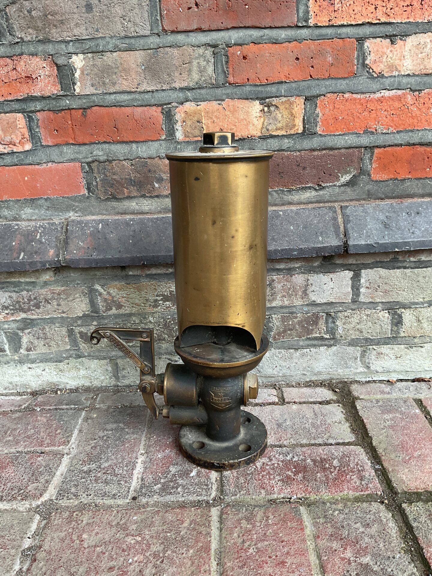 015 Vintage brass Crosby buffalo steam train whistle