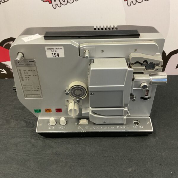 Vintage silwa 240s 8mm film projector in used condition.