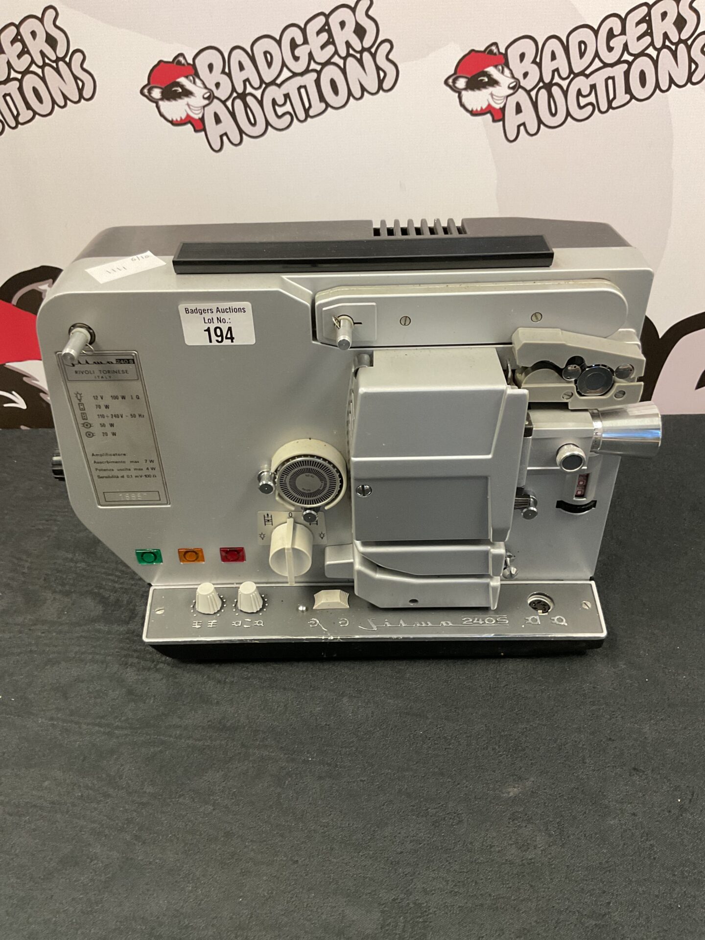 201 8mm silwa 240s film projector