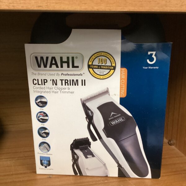 Vintage Wahl hair clippers for home hair cutting and grooming.
