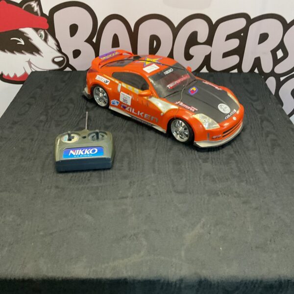 Detailed Nissan 350z remote control car model for collectors.