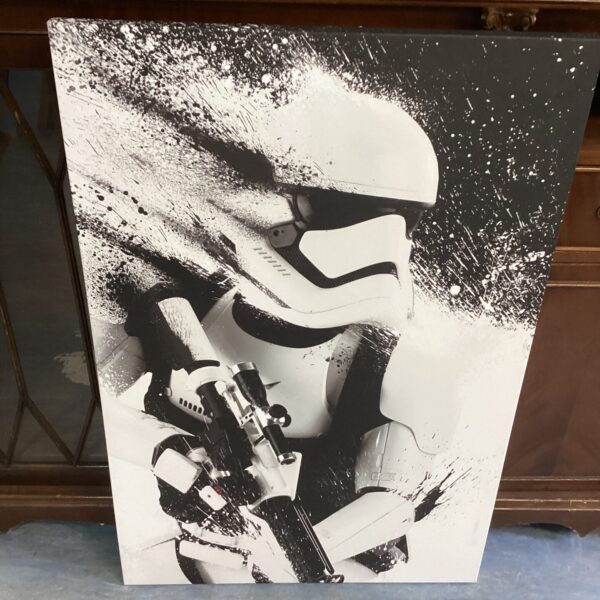 Disney Star Wars Stormtrooper canvas print for wall decor.