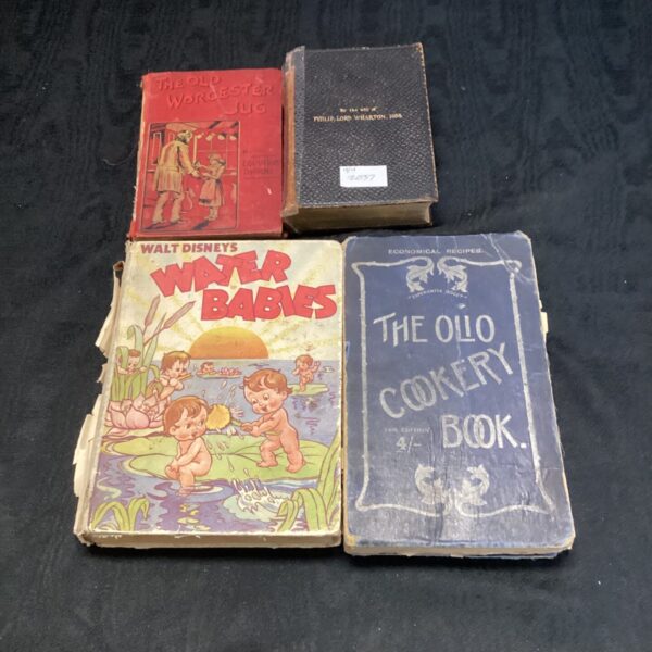 Vintage lot of books including Walt Disney's Water Babies.