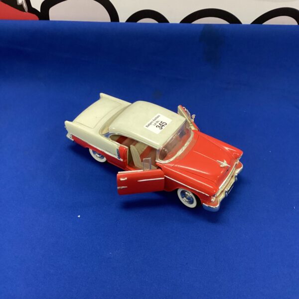 Detailed Ertl Chevrolet Belair 1957 diecast model car.