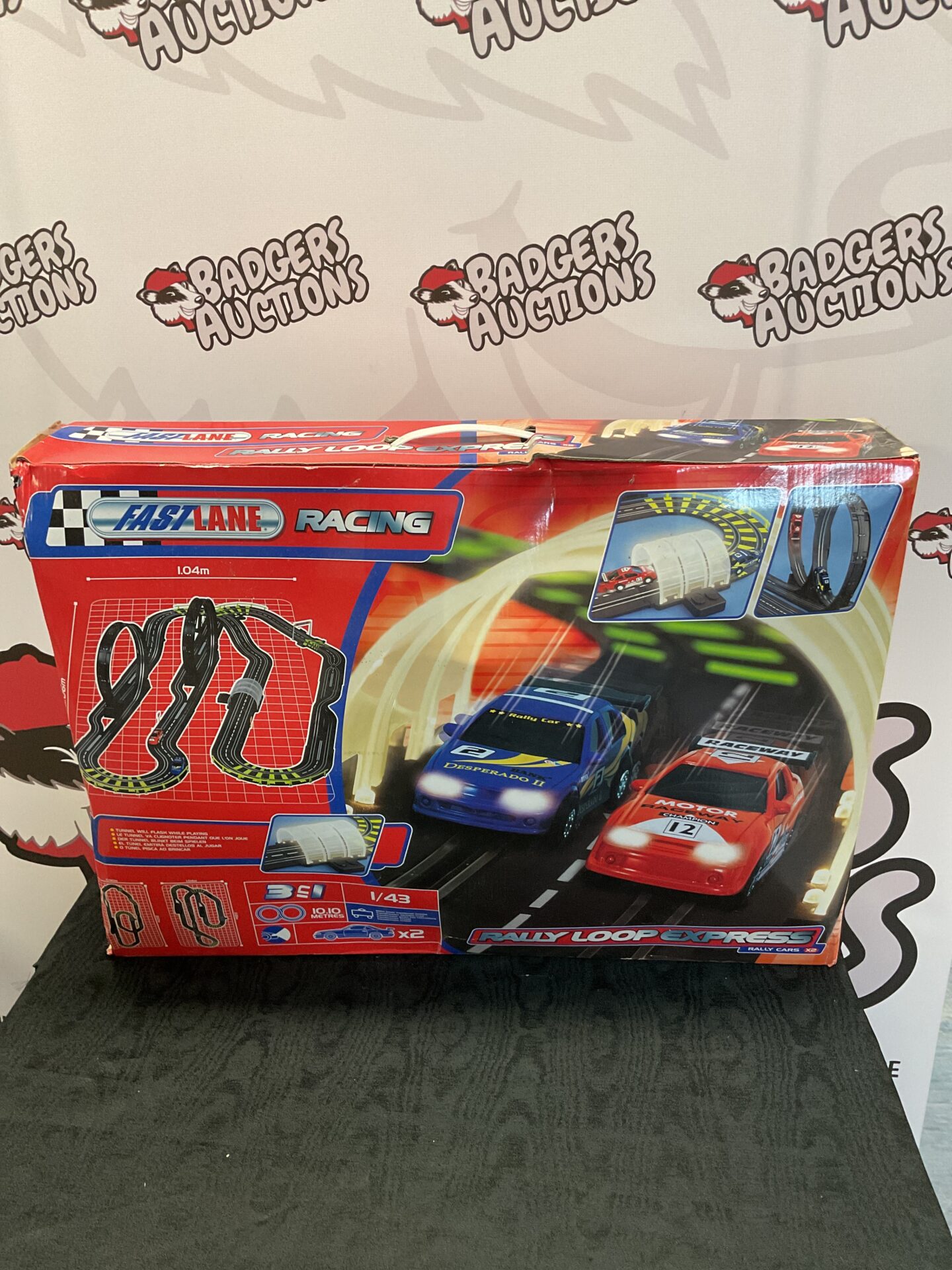 400 Fastlane rally loop express rally car racing set
