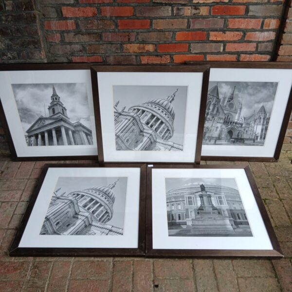 Large monochrome print of a London landmark building.