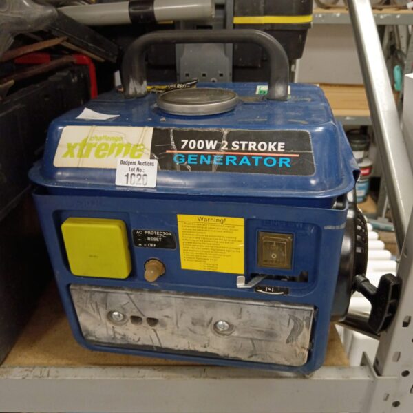 Challenge Xtreme 700w 2 stroke generator in untested condition.