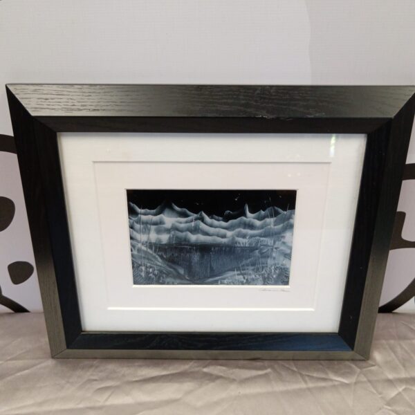 Abstract encaustic landscape painting by Bob Lawrence.