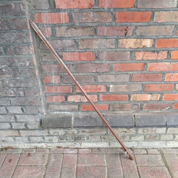 Antique African spearhead, a traditional hunting weapon.