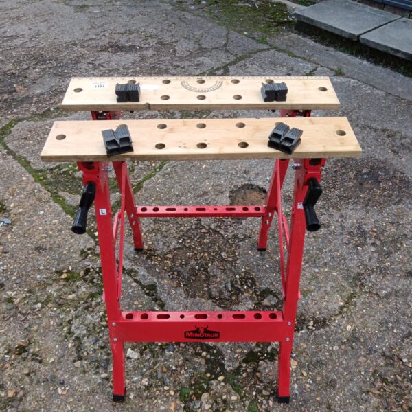Used Minotaur workbench workmate for DIY projects.